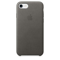 Apple iPhone 7 Leather Case - Storm Gray