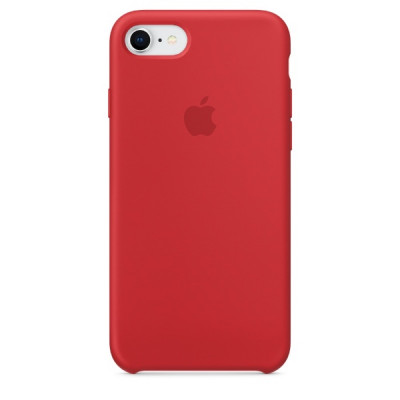 Apple iPhone 8 / 7 Silicone Case - Red
