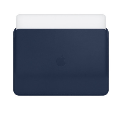 Apple Leather Sleeve for MacBook Pro 13” – Midnight Blue
