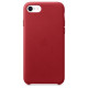 Apple iPhone SE Leather Case - Red