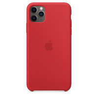 Apple iPhone 11 Pro Max Silicone Case - Red