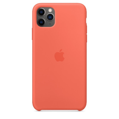 Apple iPhone 11 Pro Max Silicone Case - Clementine