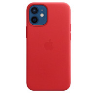 Apple iPhone 12 mini Leather Case with MagSafe - Red