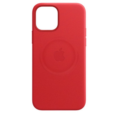Apple iPhone 12 | 12 Pro Leather Case with MagSafe - Red