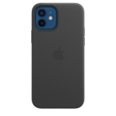 Apple iPhone 12 | 12 Pro Leather Case with MagSafe - Black