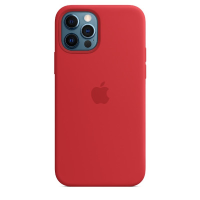 Apple iPhone 12 | 12 Pro Silicone Case with MagSafe - Red