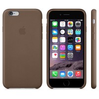 Apple iPhone 6 Leather Case - Olive Brown