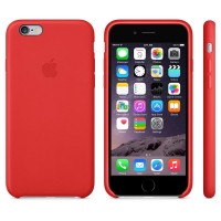 Apple iPhone 6 Leather Case - Bright Red