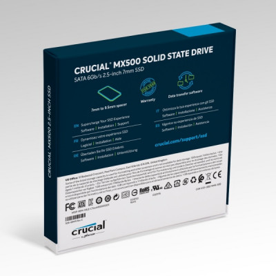 Crucial MX500 1000GB SATA 2.5” 7mm SSD