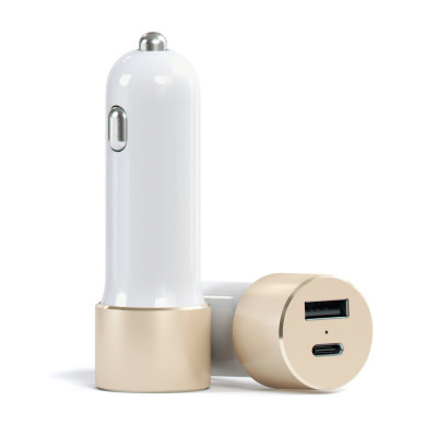 Satechi 48W USB-C Car Charger Adapter - Gold