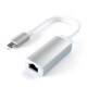 Satechi Type-C to Gigabit Ethernet Adapter - Silver