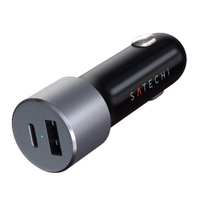 Satechi 72W Type-C PD Car Charger - Space Gray