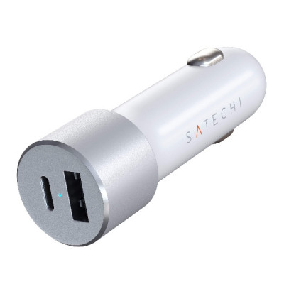Satechi 72W Type-C PD Car Charger - Silver