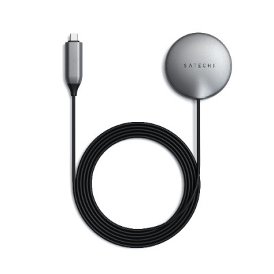 Satechi Magnetic Wireless Charging Cable - Space Gray