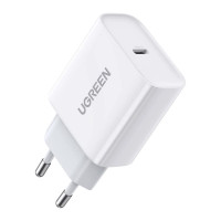 Ugreen CD137 (60450) Fast Charging Power Adapter With PD 20W EU - White